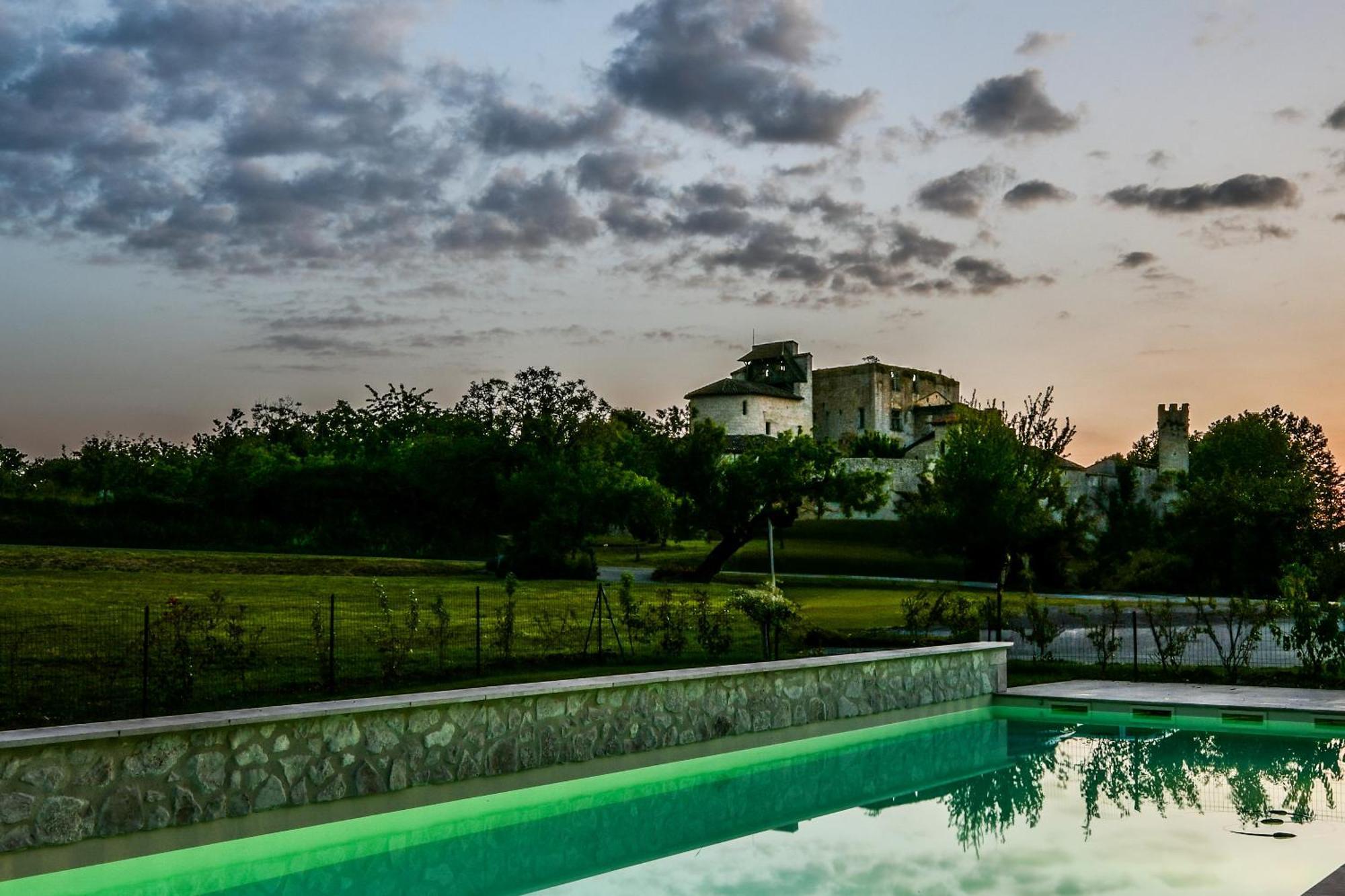 Logis L'Auberge De Larressingle Exteriér fotografie